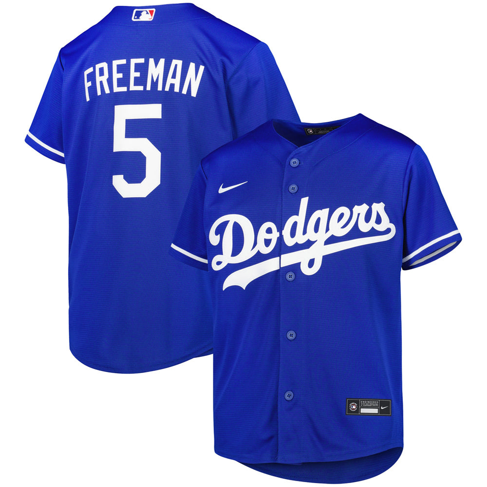 Youth Los Angeles Dodgers Freddie Freeman Alternate Player Jersey - Royal