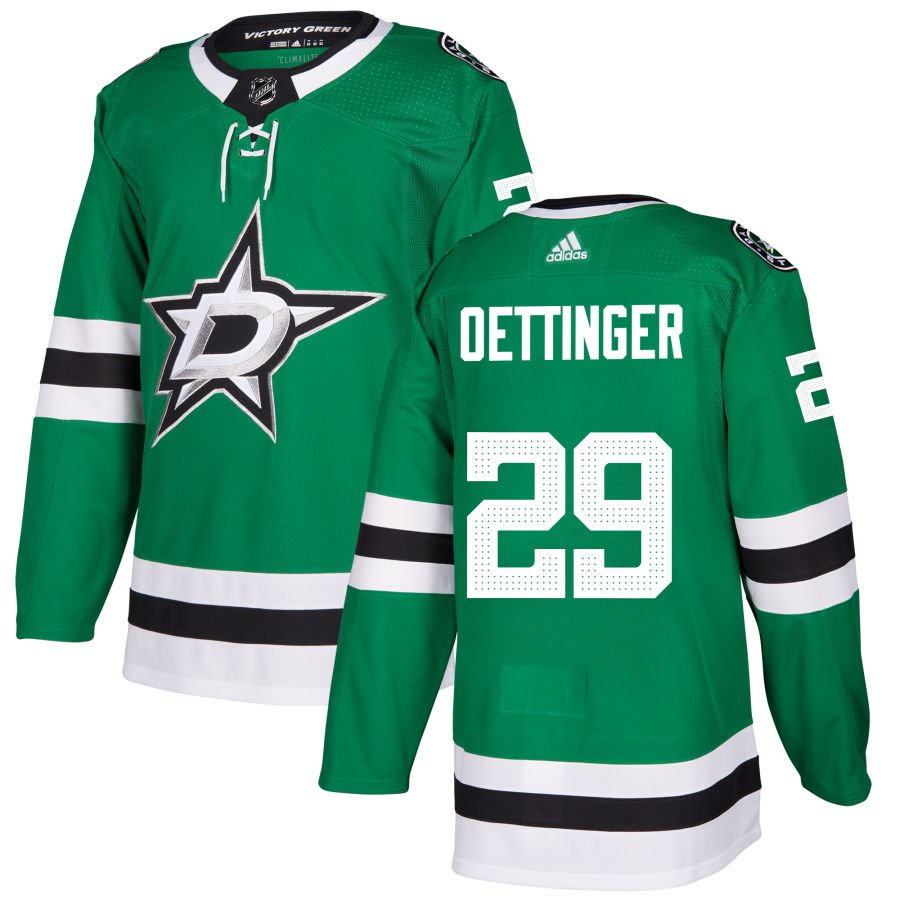 Dallas Stars #29 Jake Oettinger Green Home Authentic Pro Jersey