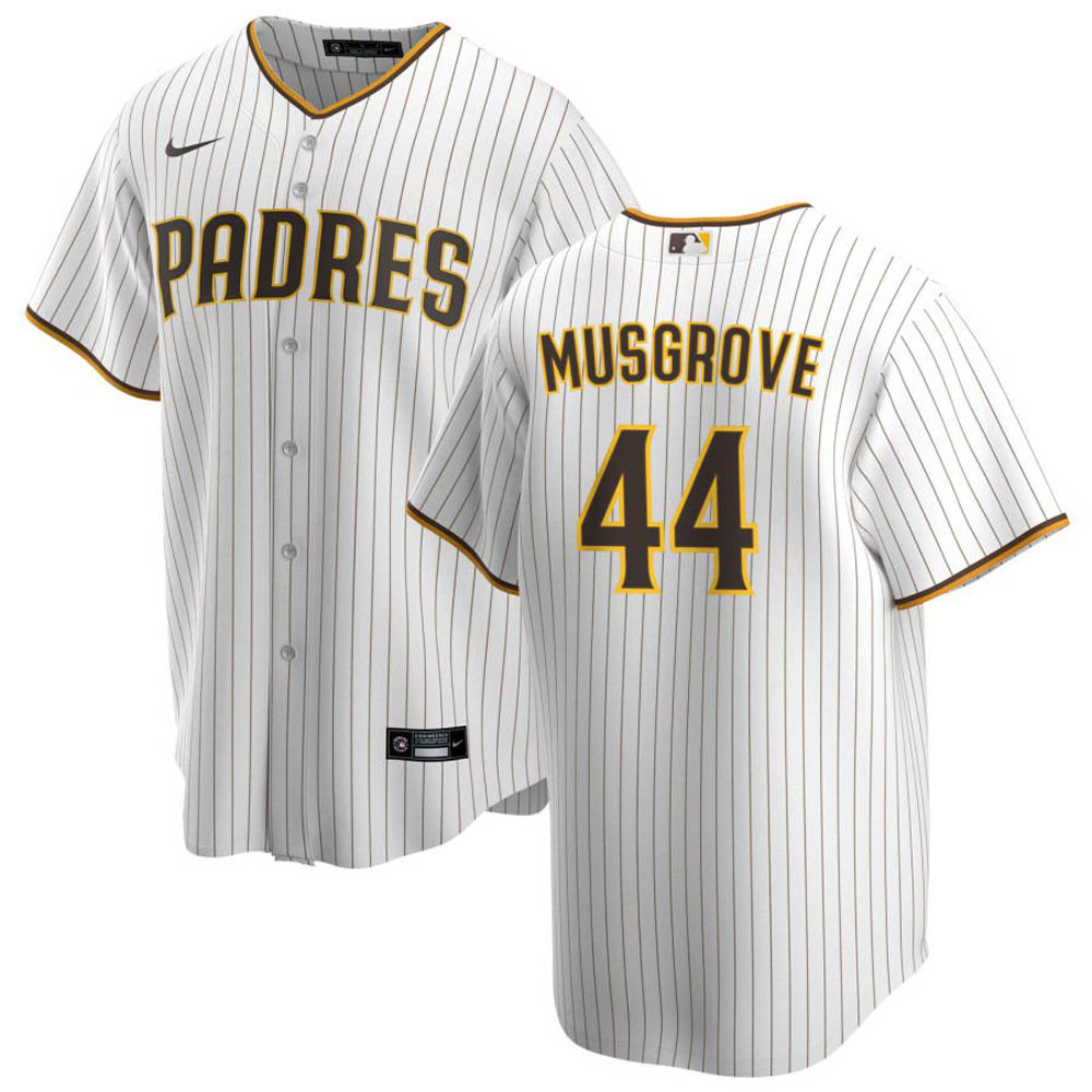 Youth San Diego Padres Joe Musgrove Cool Base Replica Home Jersey - White